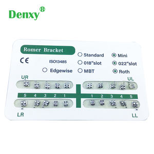 Brackets Ortodontici Dentali <span class=keywords><strong>Denxy</strong></span> di Alta Qualità a Prezzo di Fabbrica, Brackets Metallici Dentali - Product Image 1