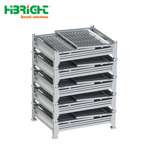 Space Saving <b>Plastic</b> Folding Logistics <b>Crate</b> Durable Multi-functional Storage Box with Integrated Lid and Side Opening - Product Image 6
