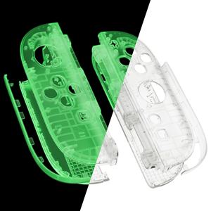 Glow in Dark- Green Full Set Controller Shell pour Nintendo <span class=keywords><strong>Switch</strong></span> 2-Couvercle de boîtier de remplacement - Product Image 1