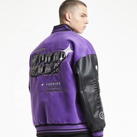 2025 hiver hommes chaud nouveau Logo personnalisé broderie patchs lettres veste