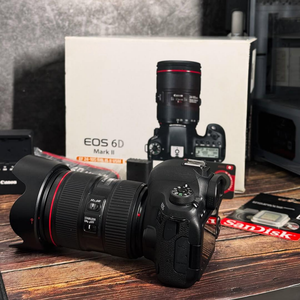 Appareil photo reflex numérique professionnel HFT <span class=keywords><strong>6D</strong></span> Mark II avec objectif EF 24-105mm F/4 II, vidéo Full HD, photographie numérique, vente en gros - Product Image 1