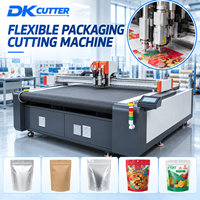 Machine de découpe d'emballages flexibles pour films, sachets et matériaux laminés, découpe numérique de contour et échantillons d'emballages personnalisés