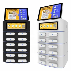 Newest 4-16 Slots Optional Public Cell Phone Charging Station Rental Sharing Power Bank