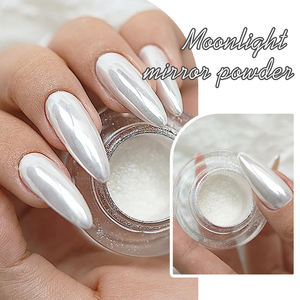 ZRKGEL 7 couleurs poudre de miroir au clair de lune holographique Buling Nail Art poudre Aurora cristal paillettes scintillantes Design pour <span class=keywords><strong>manucure</strong></span> - Product Image 5