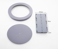 Vente directe d'usine, toilettes pliantes en PP de couleur personnalisée, matériel de plein air, toilettes pliantes