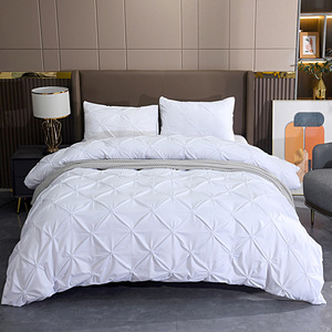 ผ้าห่มนวมไมโครไฟเบอร์คุณภาพสูง 300 เส้นด้าย ทอแบบพินทัค สีพื้น ใช้ได้ทุกฤดู เหมาะสำหรับโรงแรม น้ำหนักเบา ไม่เป็นขุย - Product Image 1