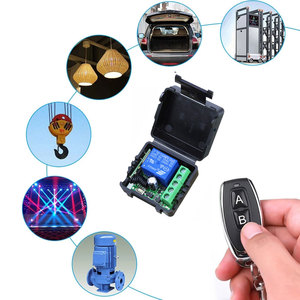 433Mhz Wireless DC 12V telecomando 1CH <span class=keywords><strong>RF</strong></span> 10A ricevitore relè e 2CH trasmettitore per porta serratura elettromagnetica - Product Image 3