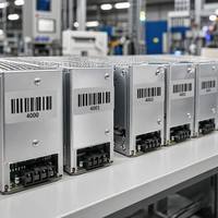 Étiquette de code-barres personnalisée en métal argenté mat, étiquette d'identification pour équipement électronique, appareils, machines, rouleau, MOQ 100 pièces