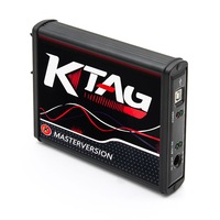 Programmeur ECU KTAG V7.020 Master - Tokens illimités, version carte rouge UE, prend en charge plus de 100 protocoles automobiles
