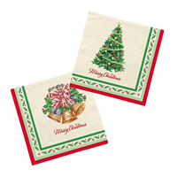 Serviettes en papier de qualité supérieure pour les décorations de fête de Noël et du Nouvel An, fournitures de fête de Noël, papier de soie