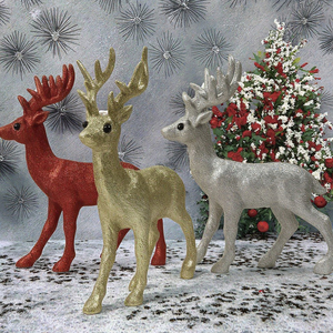 Mô hình tuần lộc Giáng sinh thủ công chắc chắn, hiện đại, thân thiện với môi trường, nhiều màu sắc, quà tặng lễ hội, đồ trang trí - Product Image 5