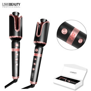 Rizador de pelo de hierro giratorio de onda grande de cerámica de calentamiento rápido, rizador automático portátil para viajes - Product Image 1