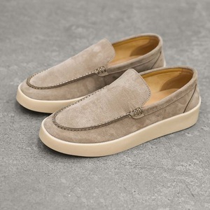 Mocasines de Cuero Transpirables para Hombre, Zapatos Sin Cordones con Aumento de Altura y Función Antideslizante - Product Image 1