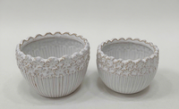 Pots à plantes décoratifs uniques en porcelaine durable et écologique, vase pour plantes succulentes, pour la maison, le balcon, le jardin, utilisation au sol