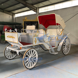Calèche royale à chevaux électrique personnalisable par le fabricant pour mariages, excursions panoramiques et hôtels - Product Image 3