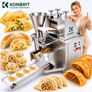 Machine à faire des raviolis automatique 150 1200W, production artisanale de 10000 pièces/h, Gyoza, Empanada, Samosa, <span class=keywords><strong>Ravioli</strong></span>, industrielle, CE - Product Image 1