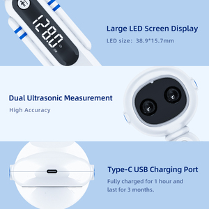 मजेदार और आसान बच्चों के डिजिटल ऊंचाई मीटर नए डिजाइन के नेतृत्व में प्रदर्शन ऊंचाई मापने वाला उपकरण - Product Image 2