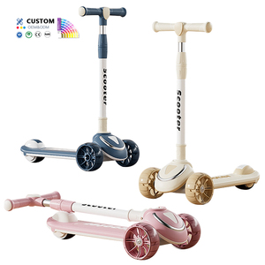 Monopattino per Bambini con Luci Lampeggianti a 3 Ruote Pieghevole, Giocattolo da Esterno per Bambini - Product Image 3