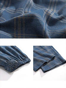 <span class=keywords><strong>Pantaloni</strong></span> da <span class=keywords><strong>Pigiama</strong></span> in Puro <span class=keywords><strong>Cotone</strong></span> per <span class=keywords><strong>Uomo</strong></span>, Semplici, Casual, Comodi, Abbigliamento da Casa, <span class=keywords><strong>Pantaloni</strong></span> a Quadri per <span class=keywords><strong>UOMO</strong></span> - Product Image 6