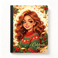 Carnet personnalisé avec votre logo, couverture souple, cahier de composition, libreta, cadeaux de fête, carnets personnalisés avec logo