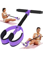 Entrenador Abdominal, Equipo de Entrenamiento para Abdominales, Expansor de Fisicoculturismo, Entrenador de Cuerpo Completo, Cuerda Elástica de Látex para Ejercicios en Casa, Ejercitador de Piernas