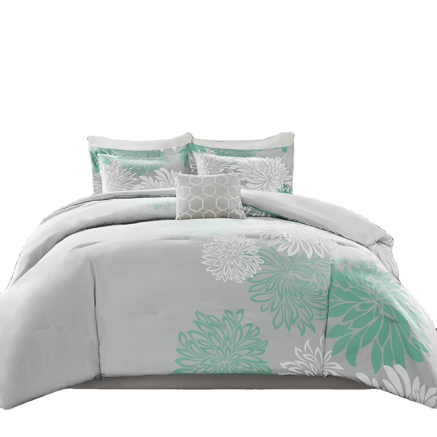 Parure de lit au Design Floral, ensemble de literie moderne, pour toutes saisons, housse de couette, taies d'oreillers, en coton/microfibre