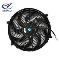 Nouveau ventilateur de radiateur électrique universel 12'' DC 12V 80W/120W certifié CE pour système de refroidissement automobile
