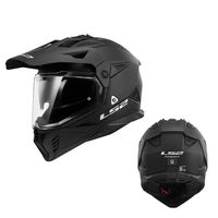 Casque de moto tout-terrain léger LS2 MX702-3 populaire à double visière, casque de course respirant et protecteur toutes saisons