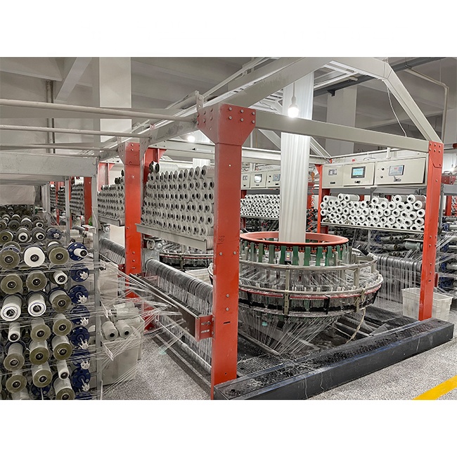 Круговой ткацкий станок для четырех воланов, машина для плетения полипропиленовых мешков, производственная линия