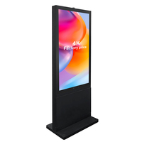 Pantalla Digital para Exteriores con Carcasa de Aluminio, Pantalla Táctil LCD, Resolución 4K, Color Completo, 3000nits de Alto Brillo, Resistente al Agua IP65, para Ascensores