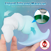 Grand plug anal avec grand nœud de chien, énormes plugs anaux en silicone, jouets sexuels anaux portables, dildo monstre en forme de cheval avec ventouse