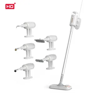 Hg 6 In 1 Huishouden Multifunctionele Tegels Tapijt Harde Vloer Elektrische Bedrade Handheld Draagbare Stoom Mop Cleaners