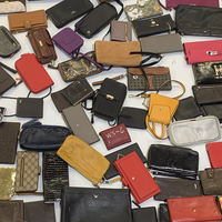 Portefeuilles de luxe d'occasion, portefeuilles de haute qualité, marques mixtes, vente en gros, portefeuilles en cuir d'occasion mixtes, sacs à main de luxe pour femmes, en vrac
