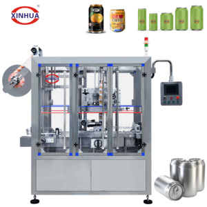 Machine d'étiquetage de manchons rétractables pour canettes <span class=keywords><strong>en</strong></span> <span class=keywords><strong>aluminium</strong></span> de 12 oz, 16 oz, 19,2 oz, 32 oz, pour l'étiquetage de canettes de bière - Product Image 1