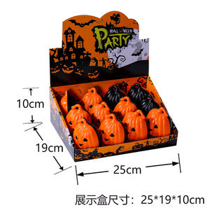 โคมไฟกลางคืนรูปฟักทองตั้งโต๊ะใช้แบตเตอรี่อุปกรณ์ประกอบฉากฟักทองโคมไฟกลางคืนสำหรับเด็ก - Product Image 5