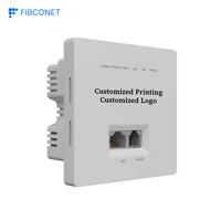 Kualitas tinggi tertanam 86 tipe ONTGPON Enterprise Campus Gigabit Panel ONU 1GE 1pot jaringan optik Unit wajah
