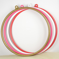 Lyra Hoop perlengkapan Aerial, cincin Yoga Tab tunggal, sirkus menari, untuk Studio Gym rumah