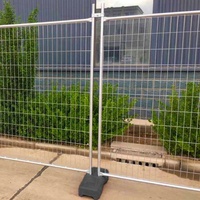 Schwerlast-Wärmebehandelter Temporärer Bauzaun 2,1x2,4m Verzinkter Stahl mit 3D-Modellierung für Melbourne Sydney Baustellen