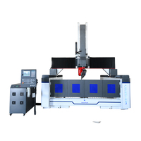 Routeur CNC 5 axes pour le bois, rotatif 2030, 220V, commande Syntec, DSP/RichAuto, moteur YASKAWA, broche simple, machine de sculpture sur bois