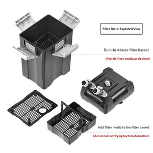 <strong>Boyu</strong> Plastic External <strong>Aquarium</strong> Filter Bucket Ultra Quiet Eco-Friendly All-in-One Circulation Purification Oxygenation System - Product Image 5