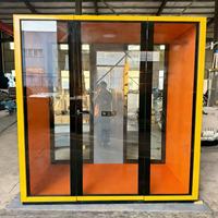Cabine de bureau insonorisée modulaire pour 4 personnes, cabine de réunion acoustique, studio d'enregistrement insonorisé pour bureau commercial