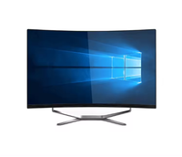 24" High Quality Curved AIO Desktop Gaming PC DDR3 IPS CPU I5 I7 I9 Dedicated Card Barebone Monoblock All-in-One Game Computer