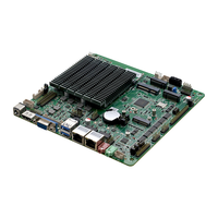 Mini carte mère itx et cpu combo double ports ethernet carte mère 6com pour j6412 box pc