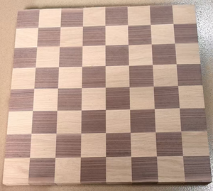 Échiquiers en bois 52*52*1.5cm Grand échiquier international 20 pouces Échiquier en MDF avec <span class=keywords><strong>placage</strong></span> en noyer et chêne - Product Image 4