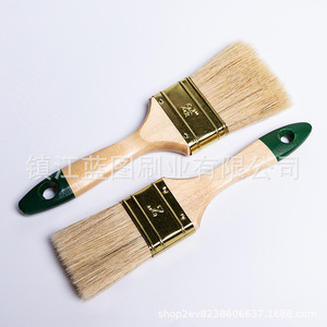 Brocha plana para pintar con cerdas de cerdo y mango de madera de 12-20 mm, fabricada en Zhenjiang, para pintar. - Product Image 3