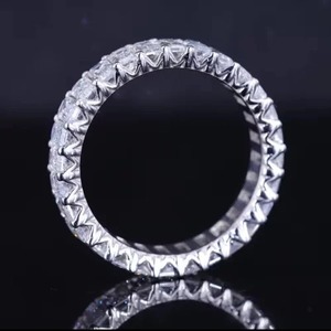 High Quality Moissanite Engagement <b>Ring</b> For Women Suitable For Daily Wear <b>Wedding</b> Events And Celebrations Available For Sale - Product Image 4
