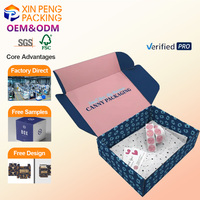 Boîte en carton ondulé rigide pliable OEM 2026 XP, ultra grande, robuste, pour emballage personnalisé, cadeau, papier kraft