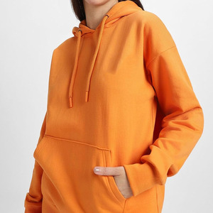 Sweat à capuche pour femme en molleton de coton épais, respirant, style unique, idéal pour l'hiver et l'automne, vente en gros - Product Image 4