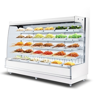Refrigerador de aire de temperatura única comercial para exhibición de frutas y verduras de supermercado - Product Image 1