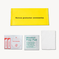 Accessoires informatiques, protection d'écran de qualité AAA, kit d'installation et de nettoyage en verre trempé pour téléphone portable